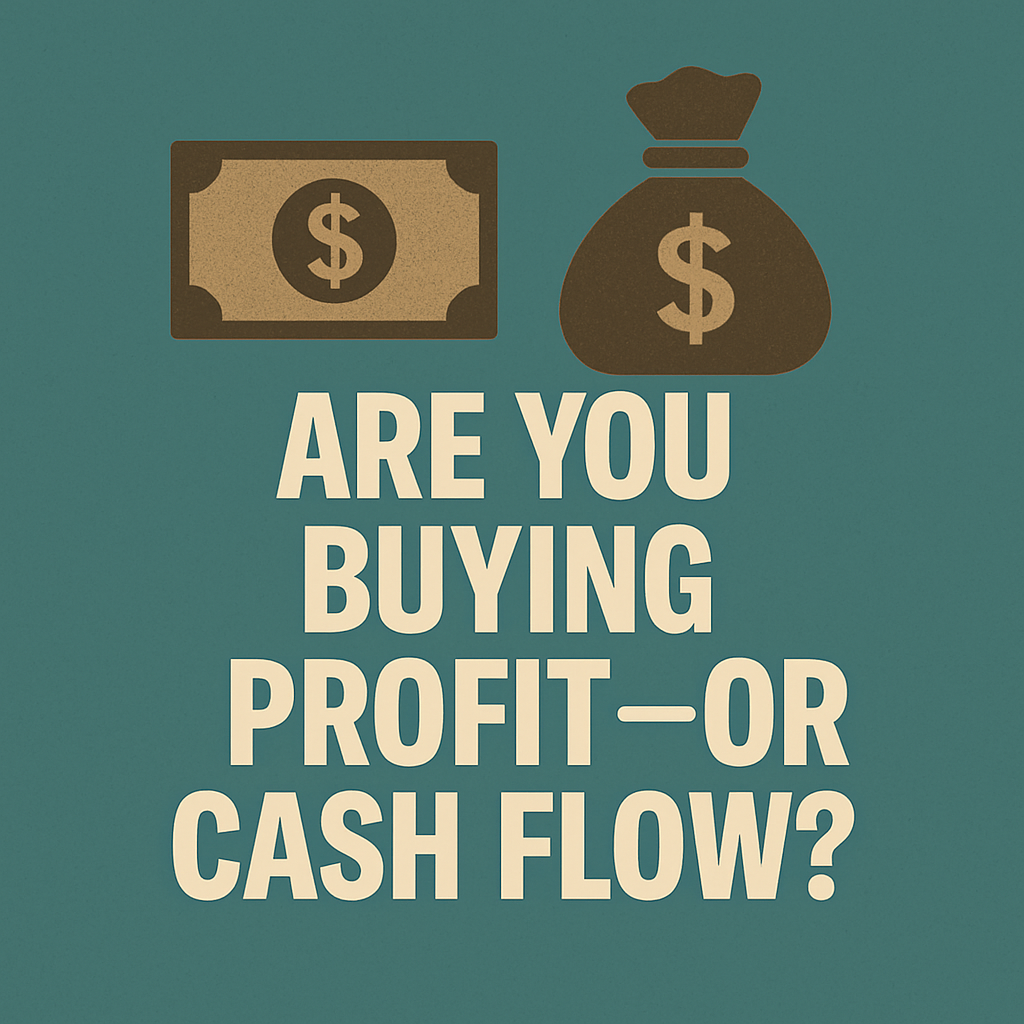 Are You Buying Profit - or Cash Flow?